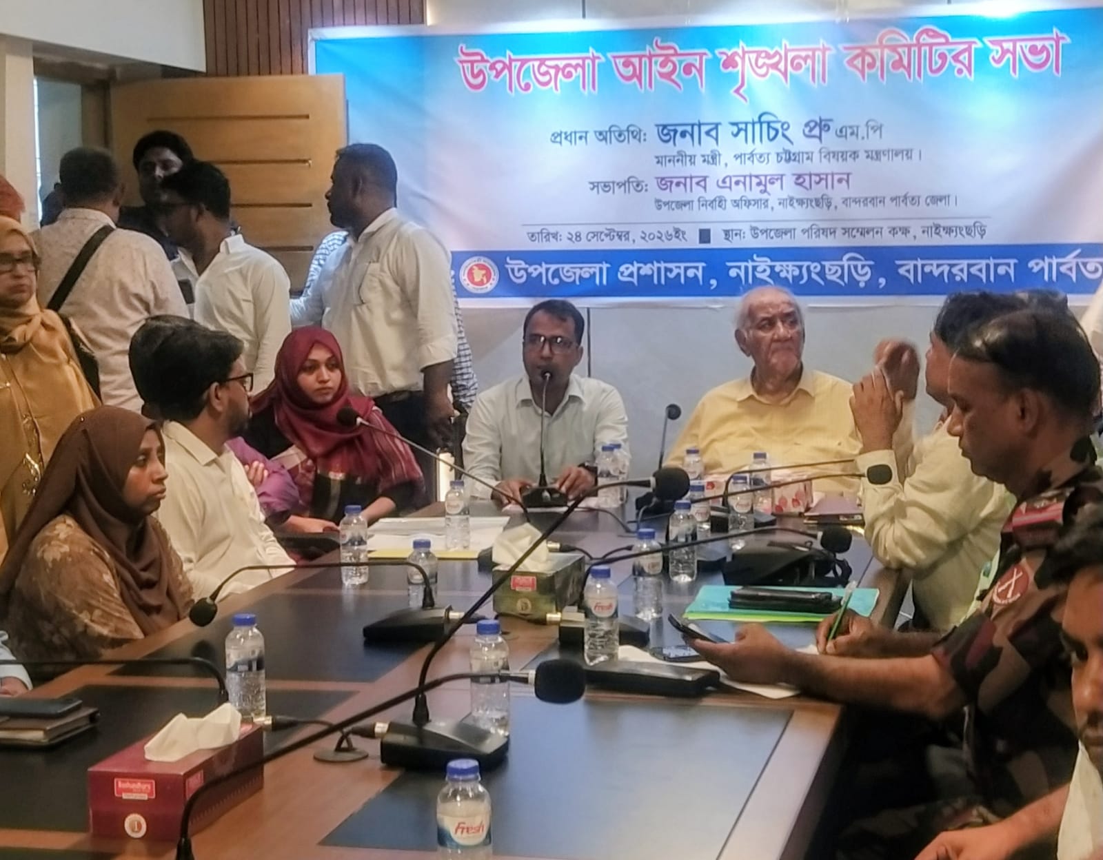 মাদক ও সীমান্ত অপরাধ রোধে সম্মিলিত উদ্যোগ প্রয়োজন: পার্বত্য মন্ত্রী