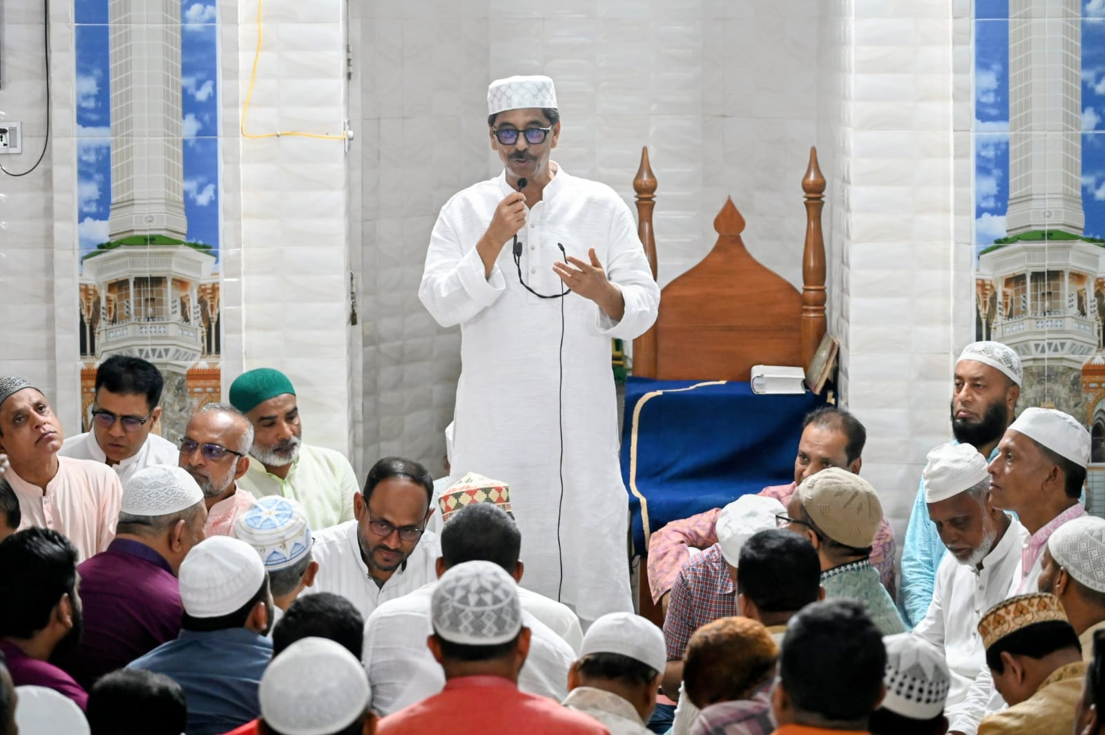কিশোরগঞ্জে খালেদা জিয়ার রুহের মাগফিরাত কামনায় দোয়া ও মিলাদ মাহফিল