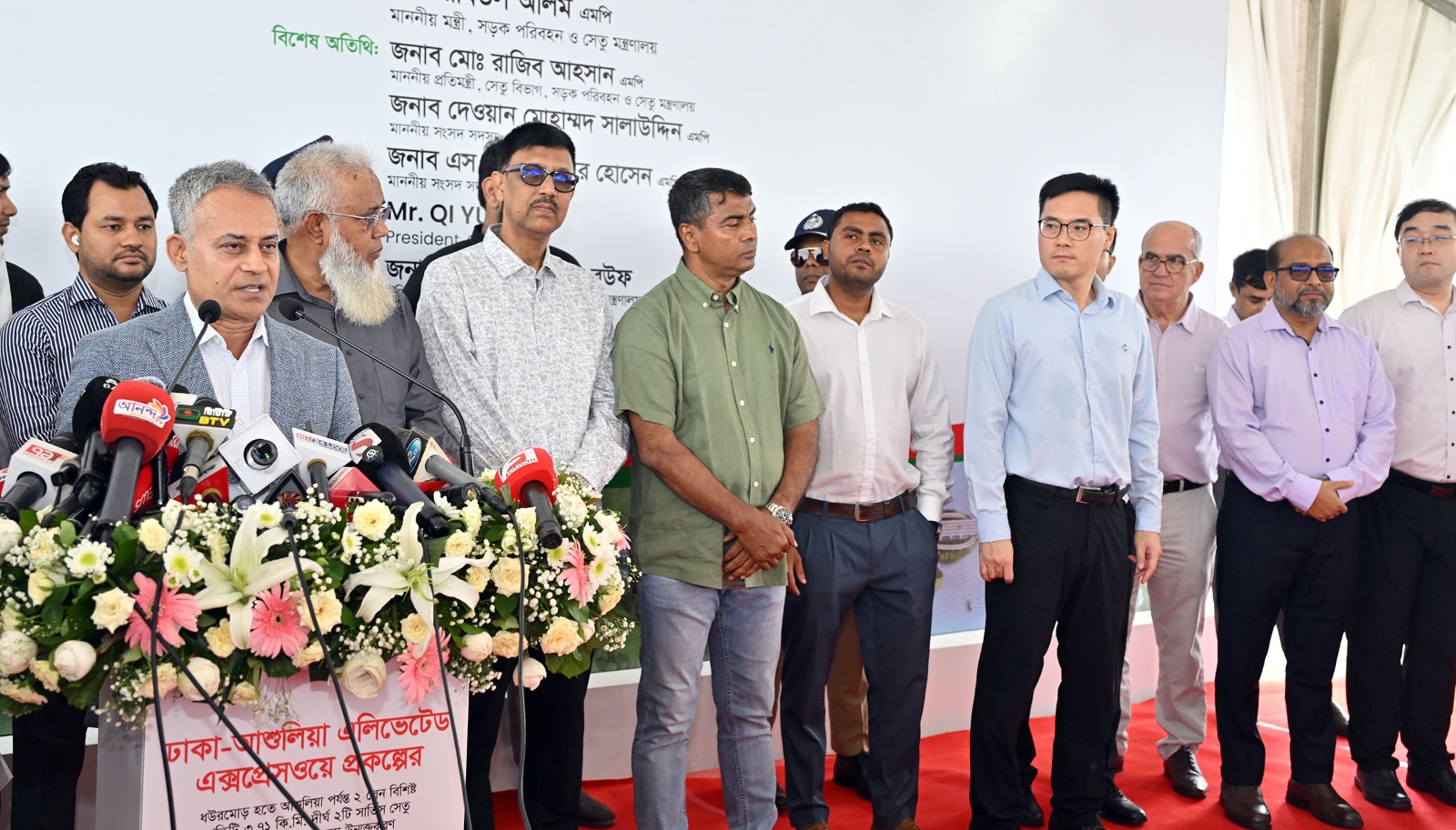 ধউর-আশুলিয়ার দুই সার্ভিস সেতু চালু, গতি পাবে যোগাযোগ ও অর্থনীতি: শেখ রবিউল আলম