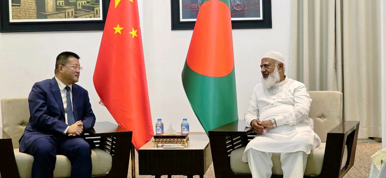 Shafiqur Rahman's farewell meeting with Chinese Ambassador Yao Wen