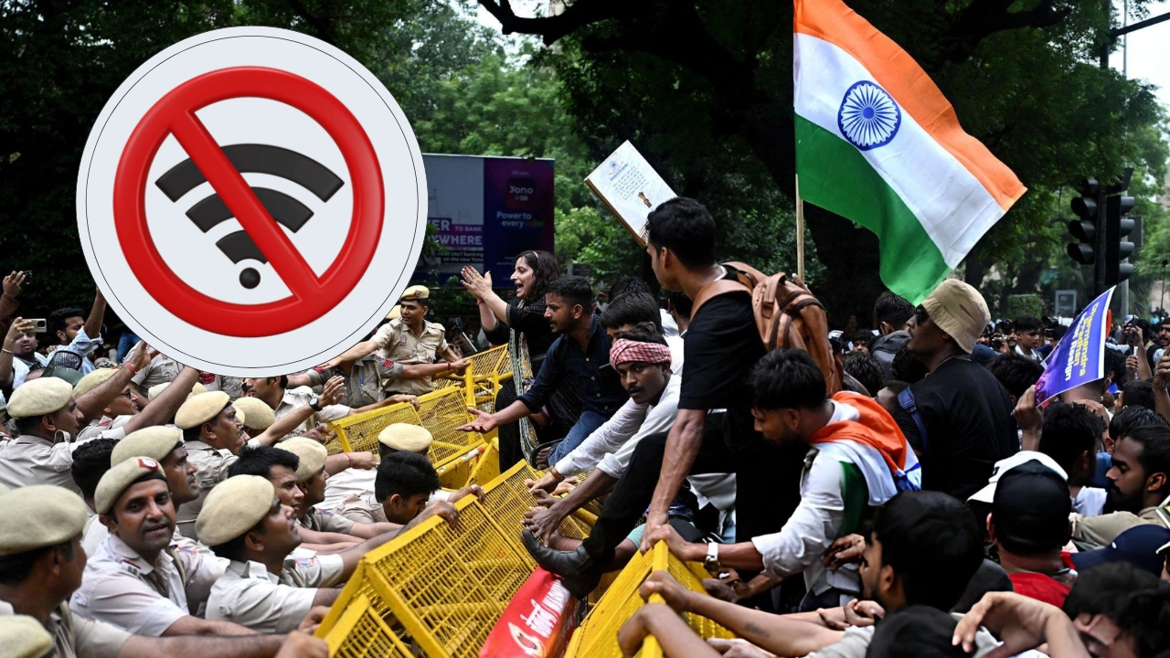 Delhi erupts in protests, internet suspended