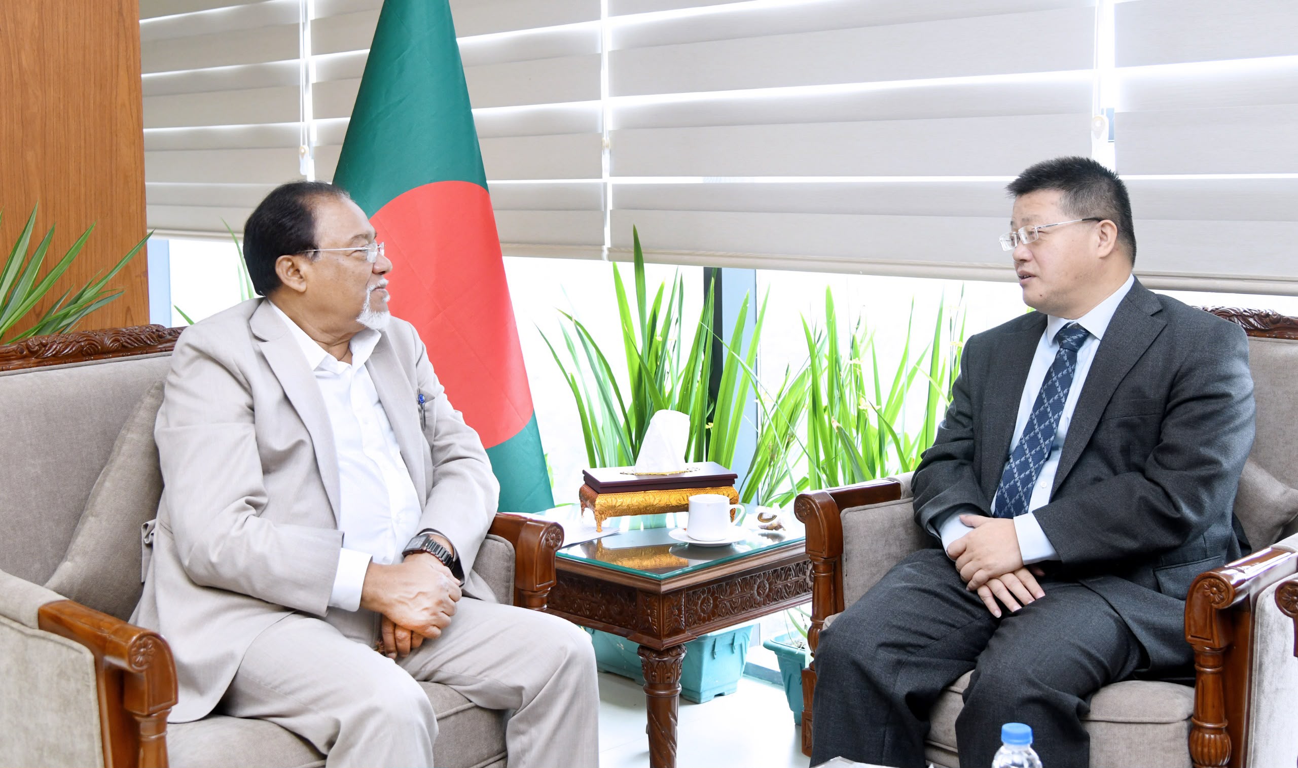 Outgoing Chinese Ambassador meets Public Administration Adviser