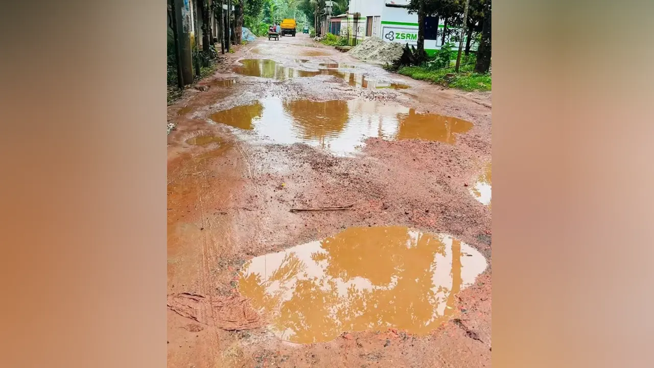 সরিষাবাড়ীতে সড়কের বেহাল দশা, চরম ভোগান্তিতে হাজারো মানুষ
