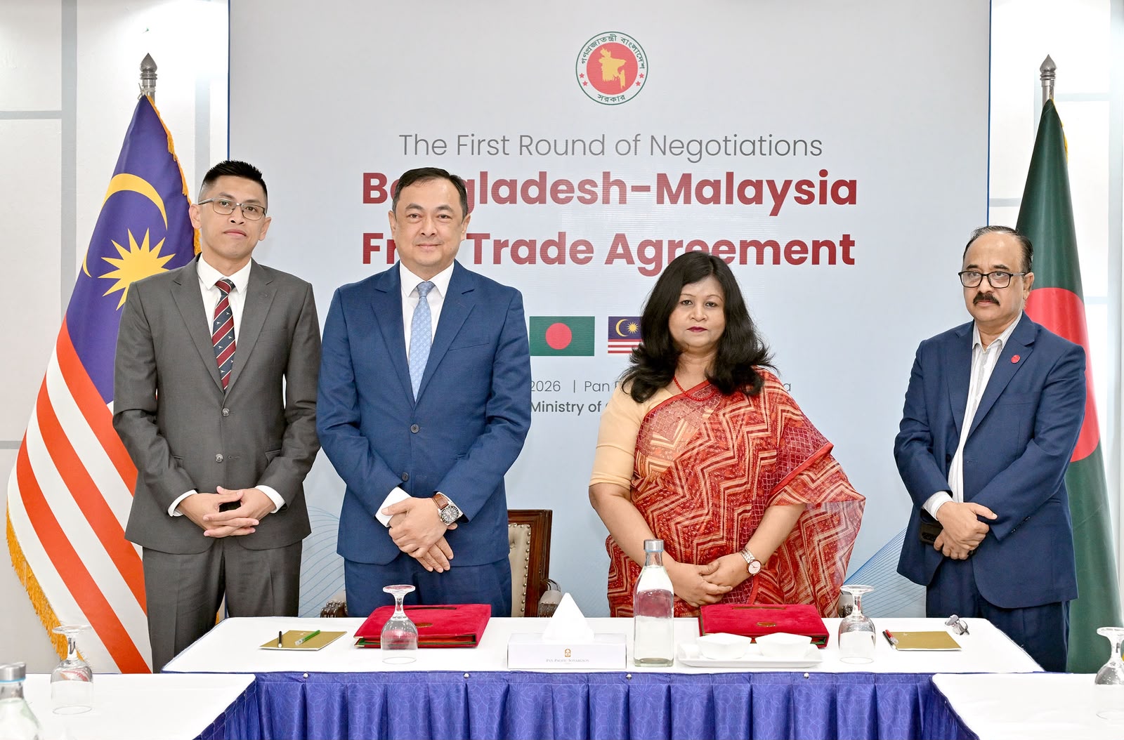 বাংলাদেশ-মালয়েশিয়া মুক্ত বাণিজ্য চুক্তির আনুষ্ঠানিক আলোচনা শুরু