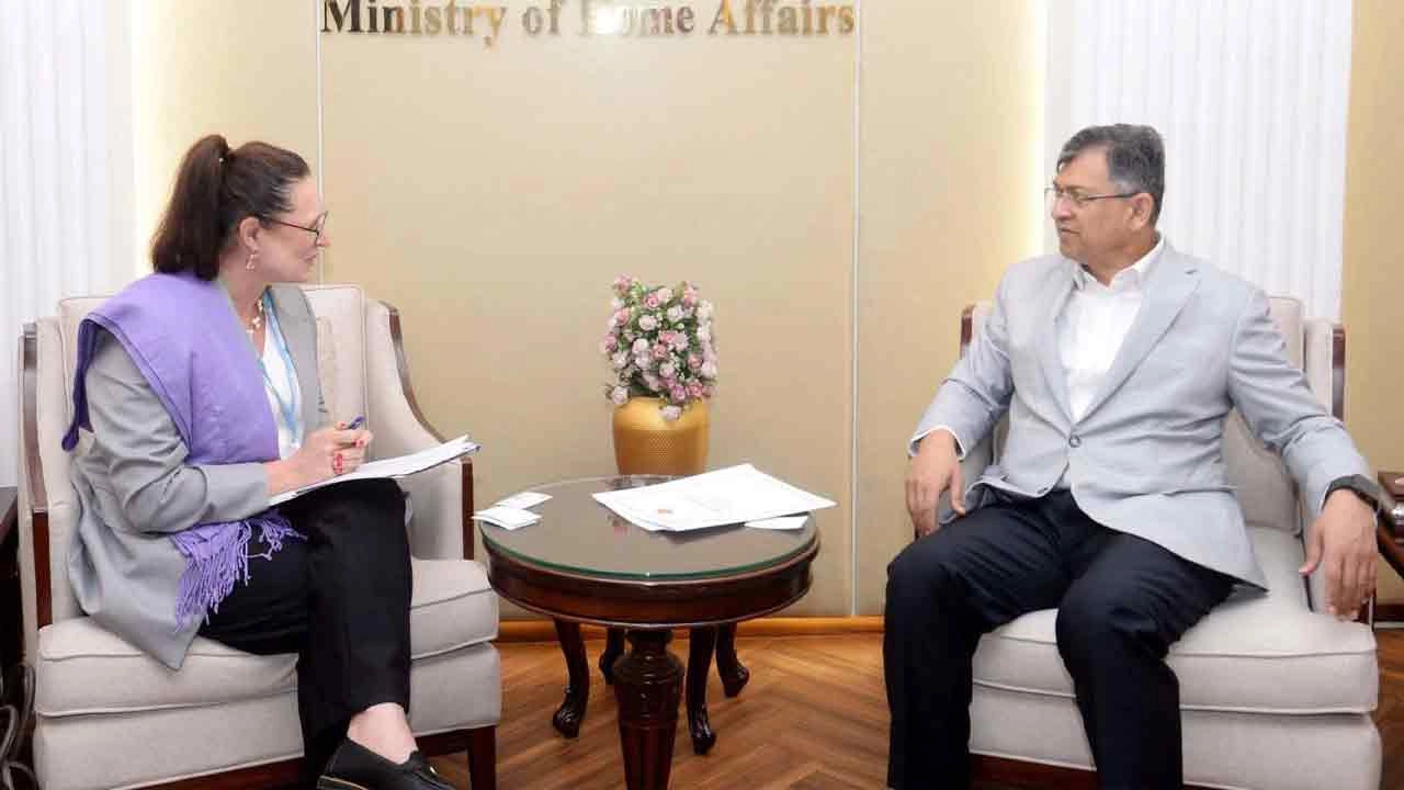 Home Minister meets new IOM Chief of Mission, discusses strengthening cooperation on human trafficking and border management