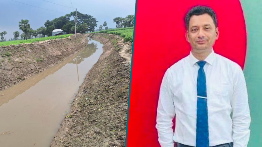 খাল খনন শেষে সরকারি কোষাগারে ৭৩ লাখ টাকা ফেরত দিলেন ইউএনও, নজির গড়লেন সততায়