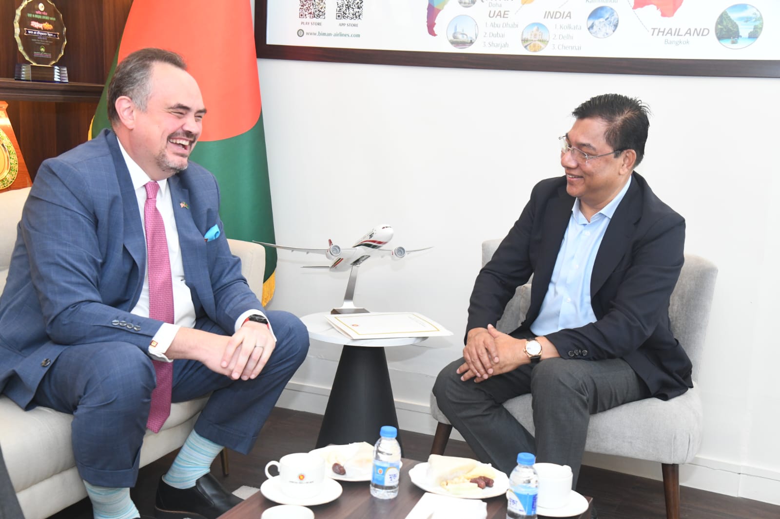 Minister seeks US cooperation in developing aviation and tourism sector