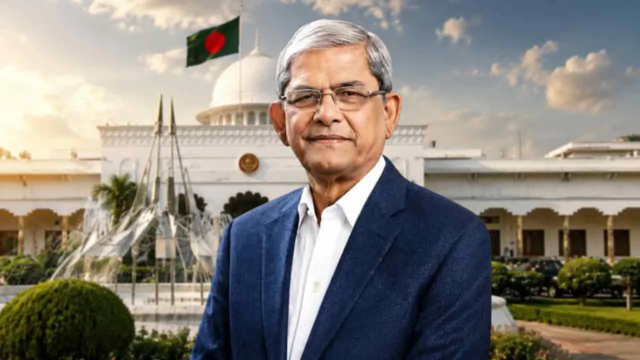 আজ বঙ্গভবনে উঠছেন রাষ্ট্রপতি মির্জা ফখরুল