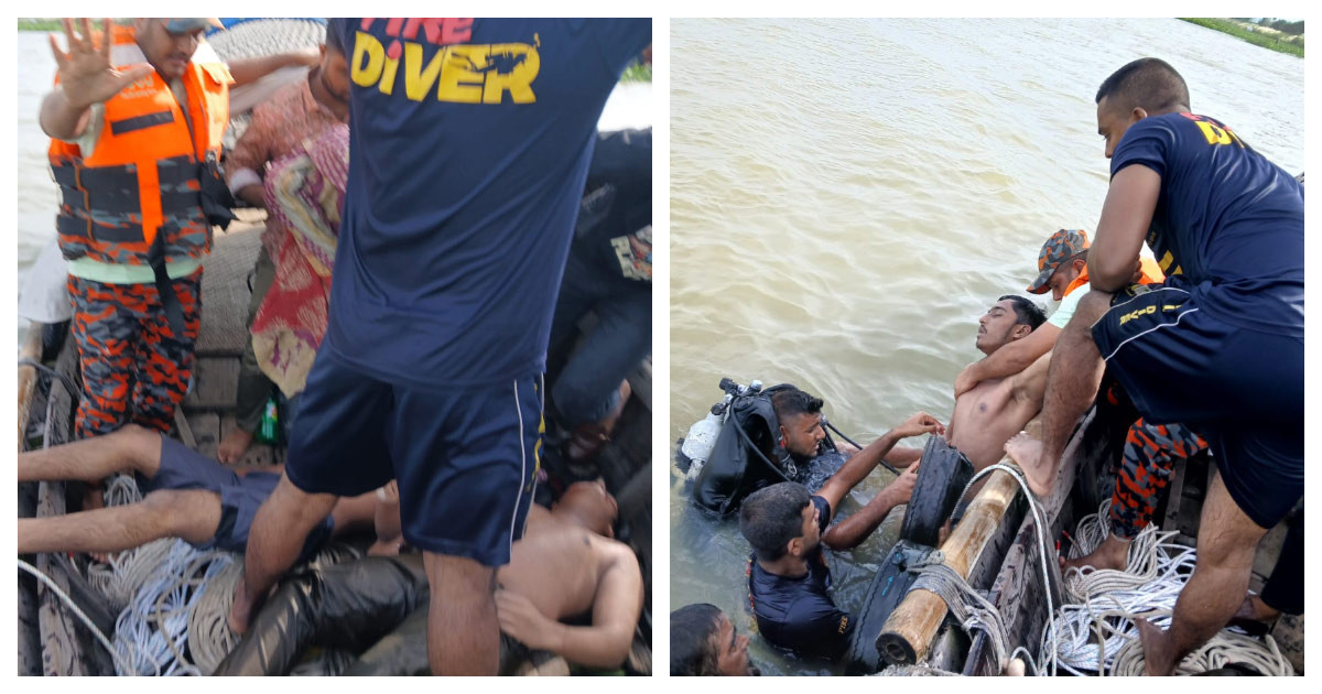 সোনারগাঁয়ে মেঘনায় গোসল করতে নেমে জমজ দুই ভাইসহ ৩ কিশোরের মৃত্যু